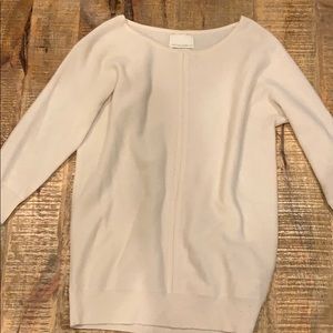 100% Cashmere Off White Sweater small